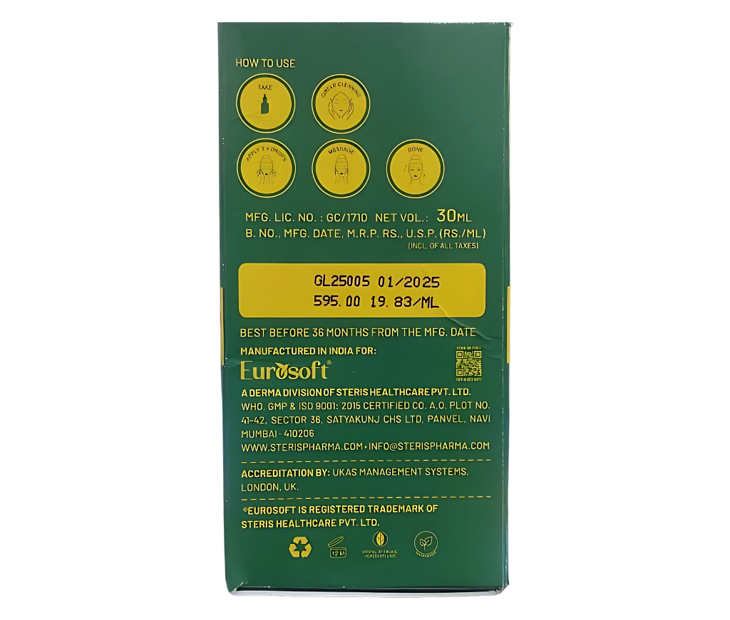 EUROSOFT NIACINAMIDE 10% FACE SERUM