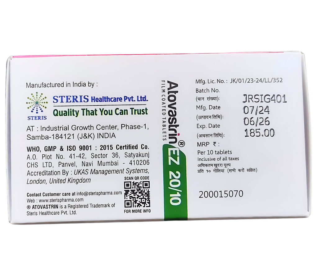 ATOVASTRIN EZ 20/10