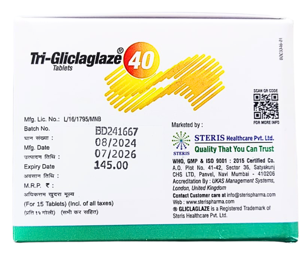 TRI - GLICLAGLAZE 40