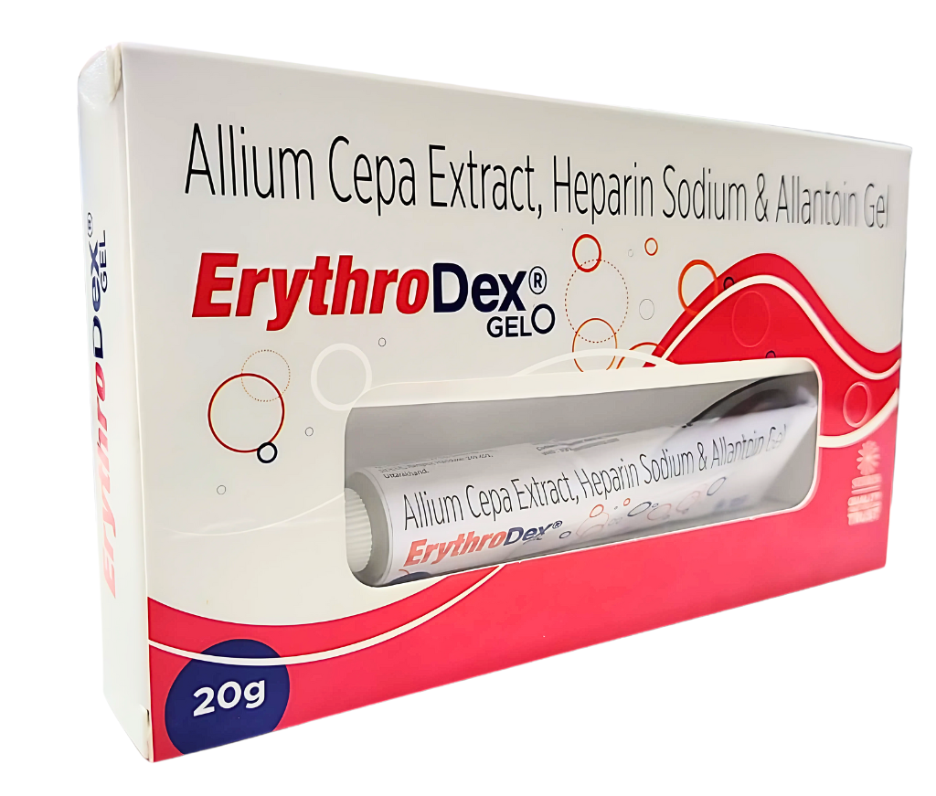 allium cepa extract heparin sodium and allantoin gel