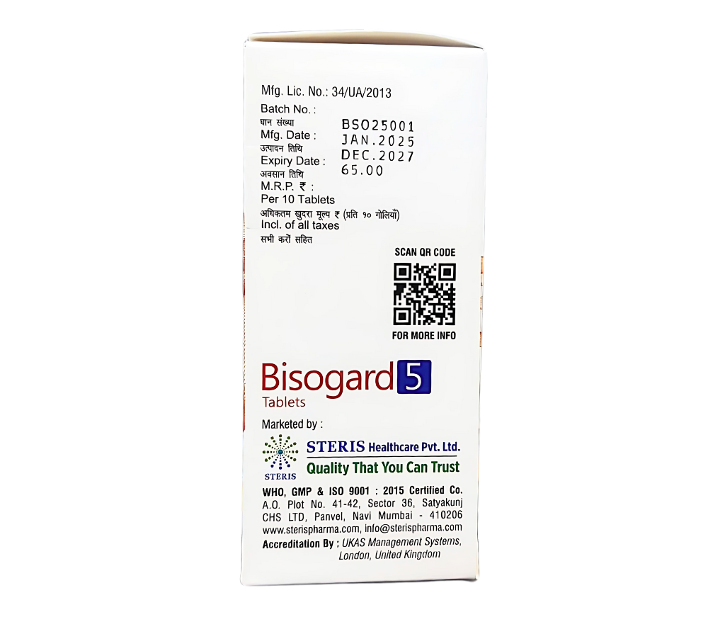 bisoprolol 5 mg dosage