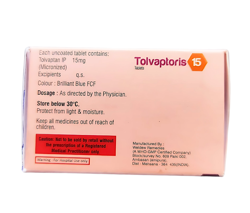 Tab Tolvaptan 15 mg