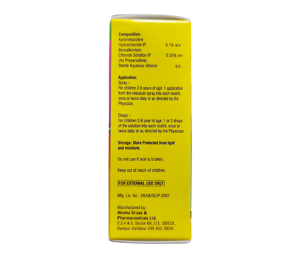 xylometazoline hydrochloride nasal drops price