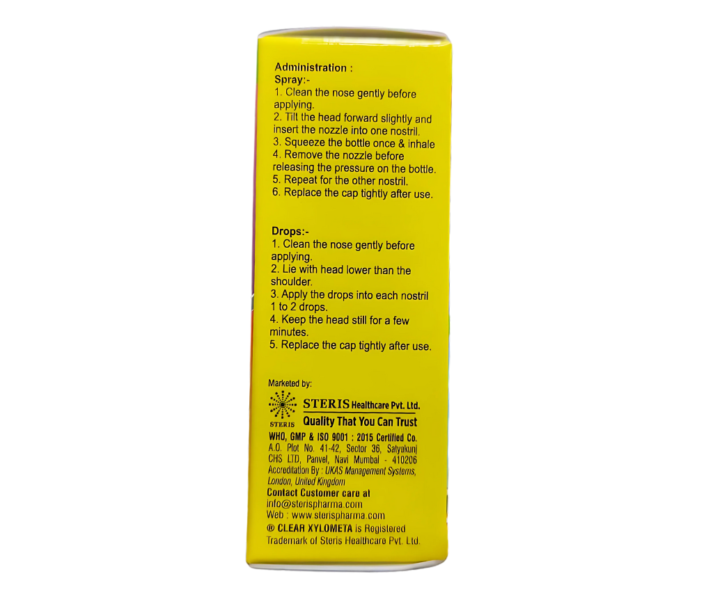 xylometazoline hydrochloride nasal drops ip uses