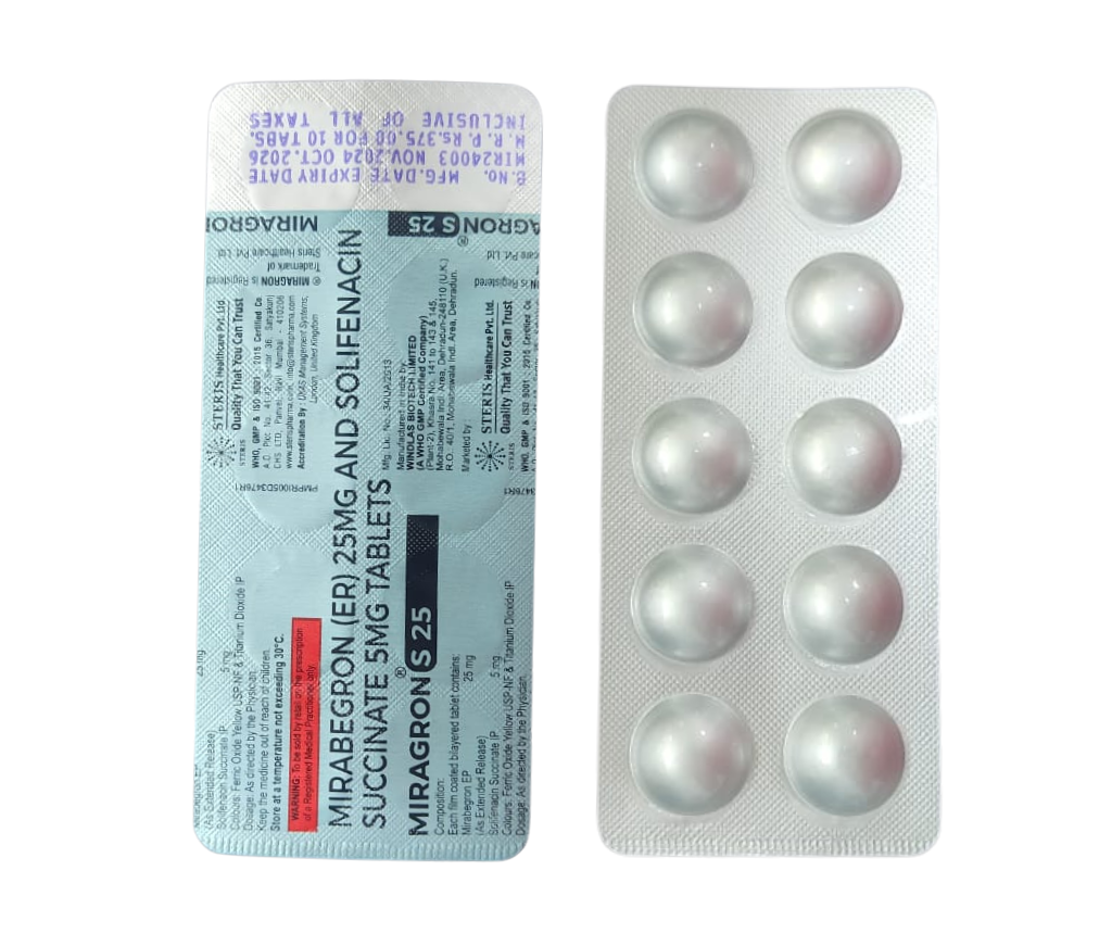 mirabegron and solifenacin