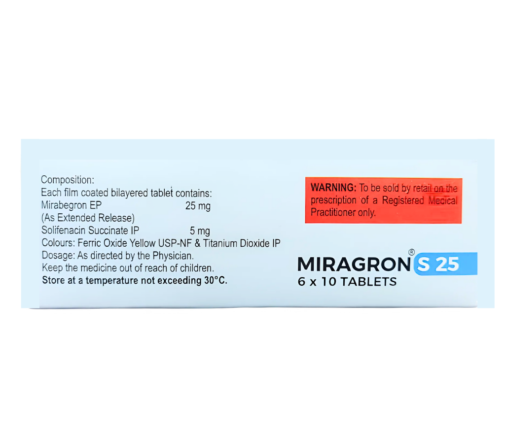 mirabegron and solifenacin