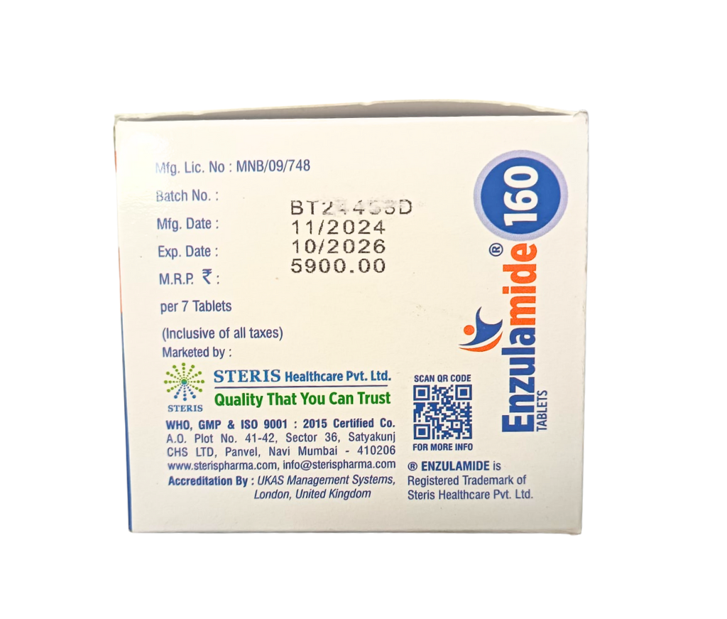 Tb enzalutamide 160 mg price
