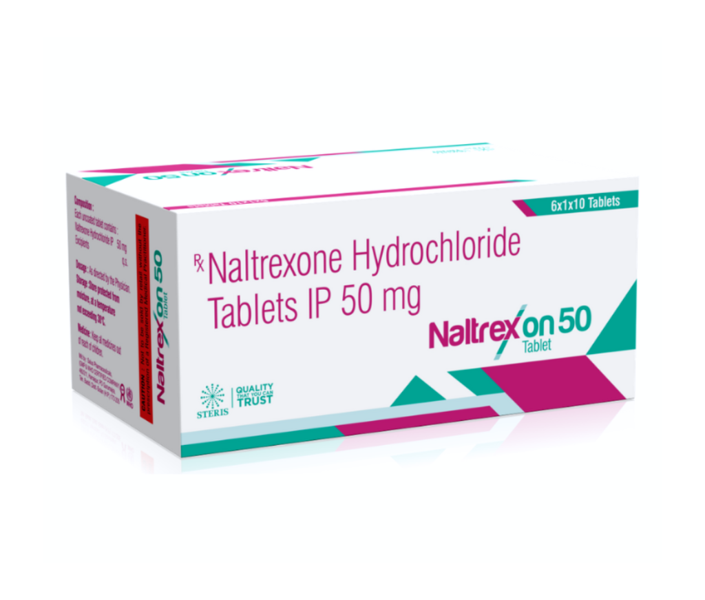 Naltrexone Hydrochloride IP 50 mg Tablet