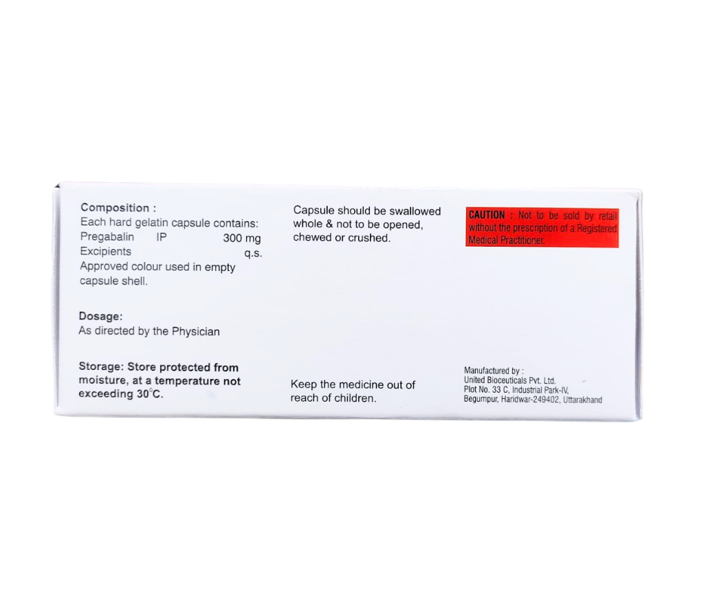 pregabalin 300 mg side effects