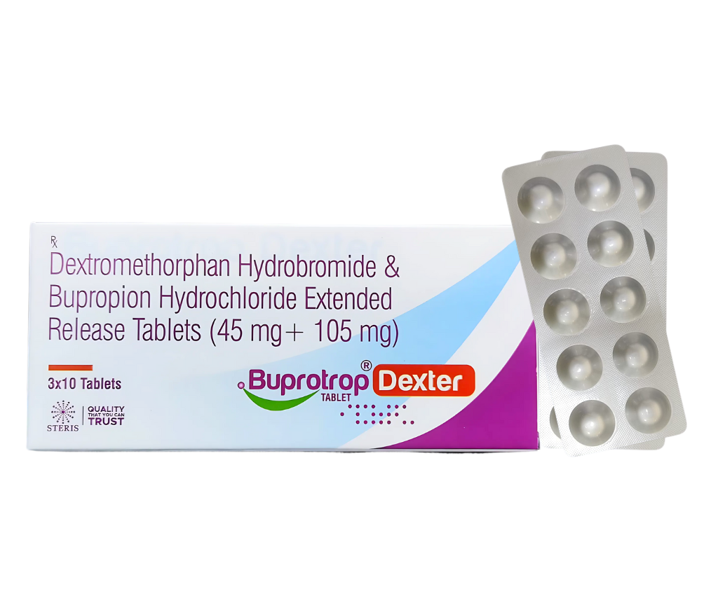 Dextromethorphan Hydrobromide and Bupropion Hydrochloride
