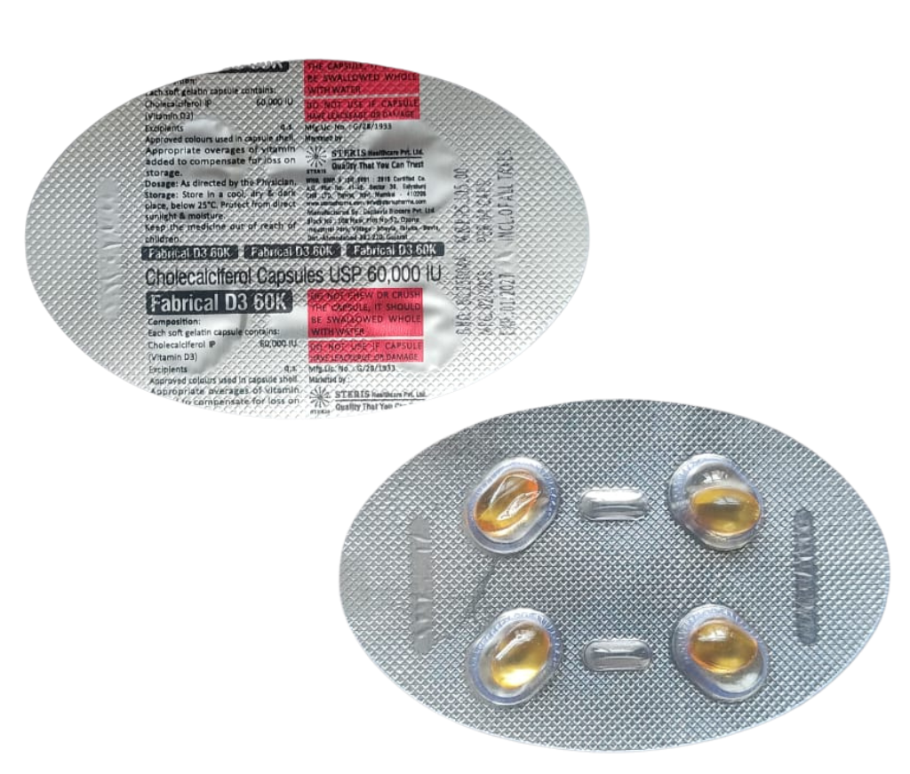 cholecalciferol 60000 iu softgel capsules