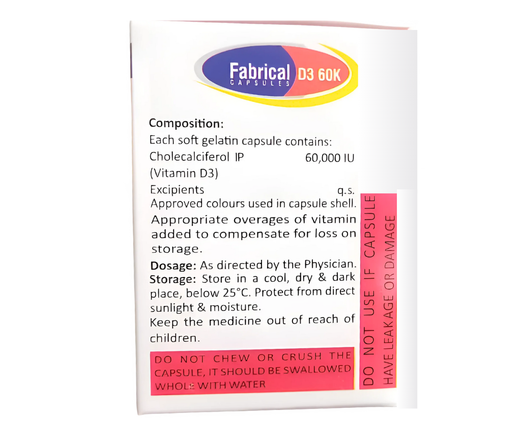use of cholecalciferol 60000 iu