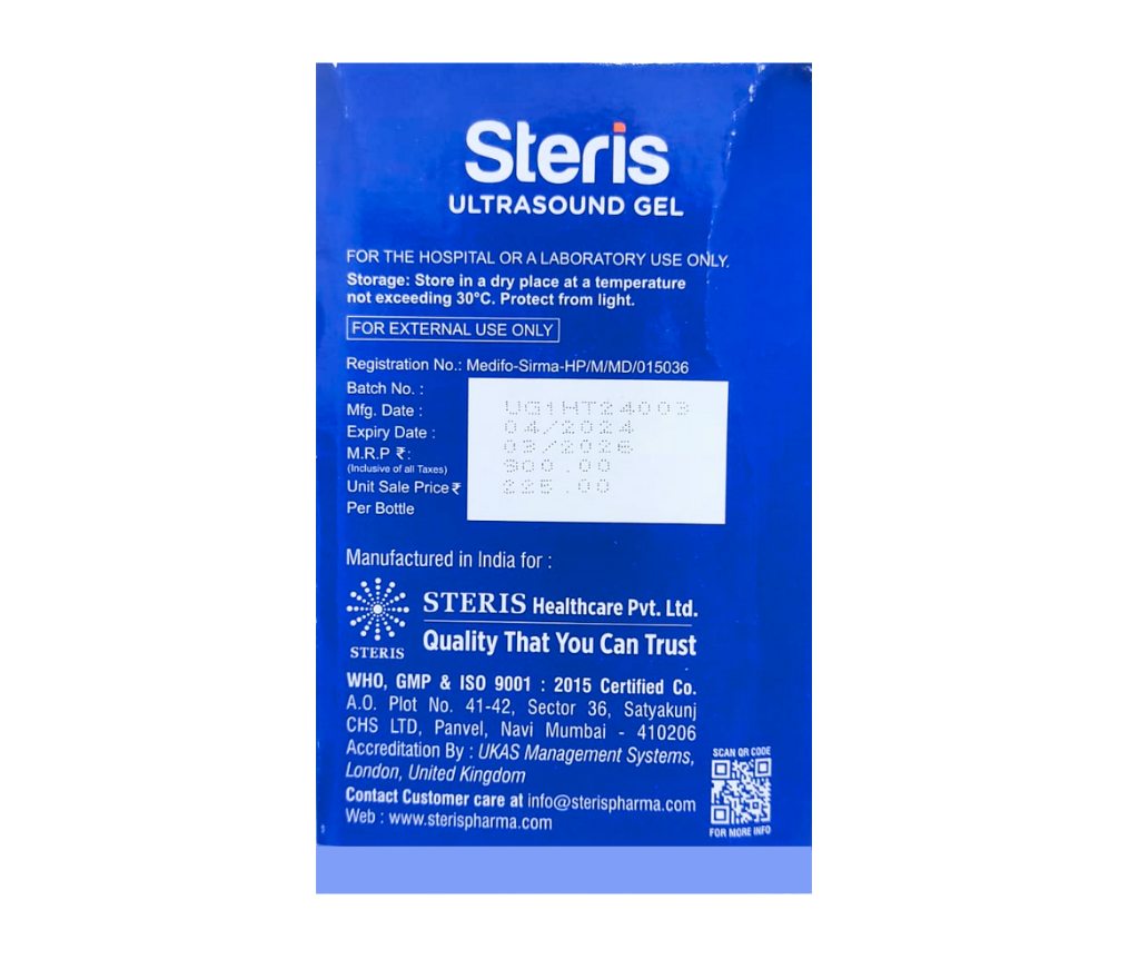 steris ultrasound gel uses