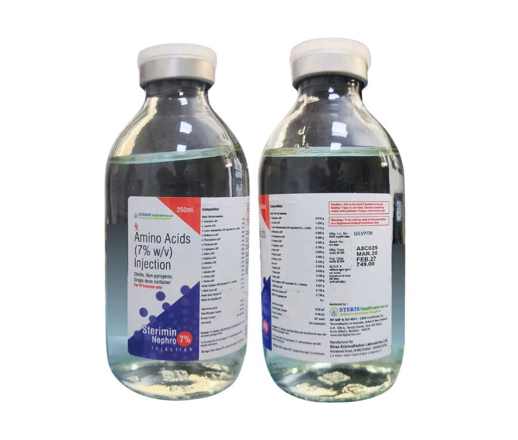 amino acid injection uses