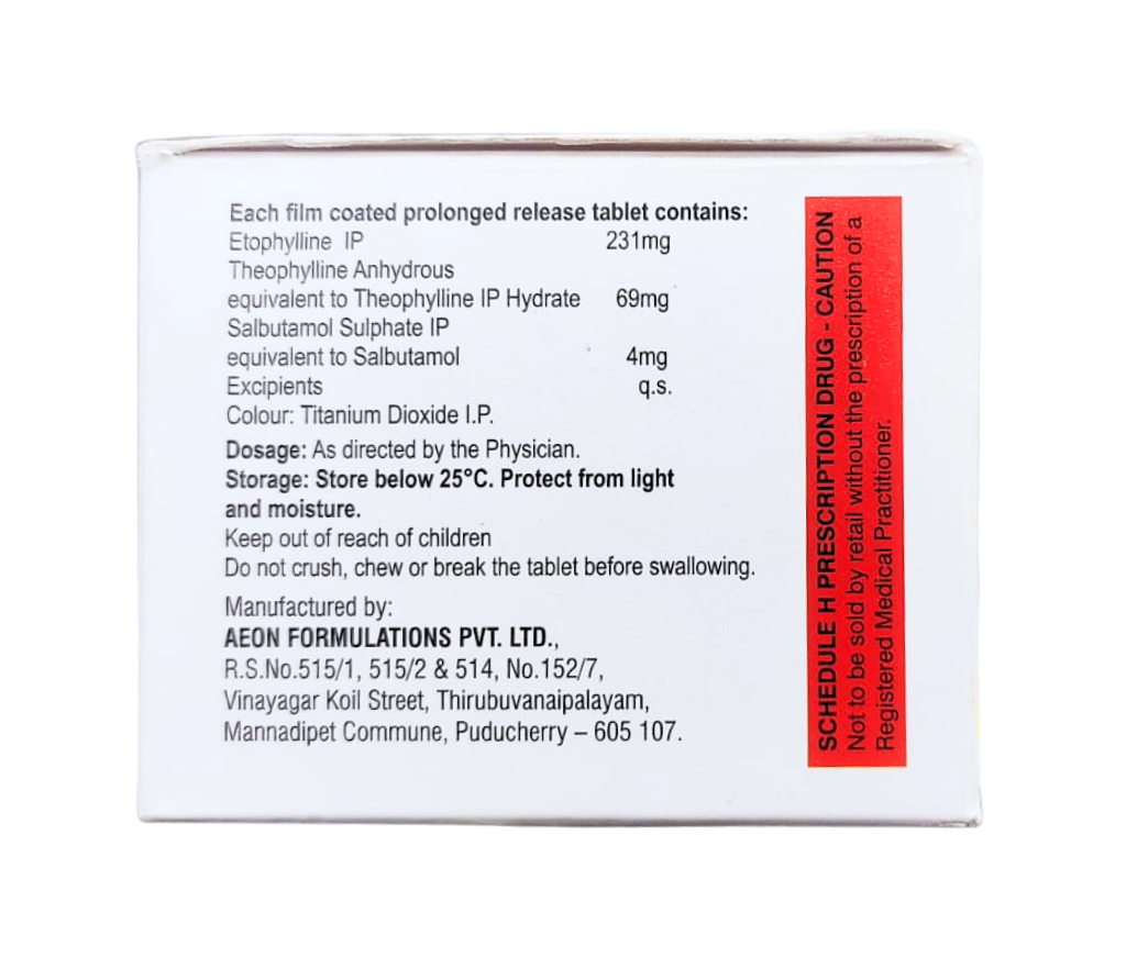 etophylline theophylline tablet uses