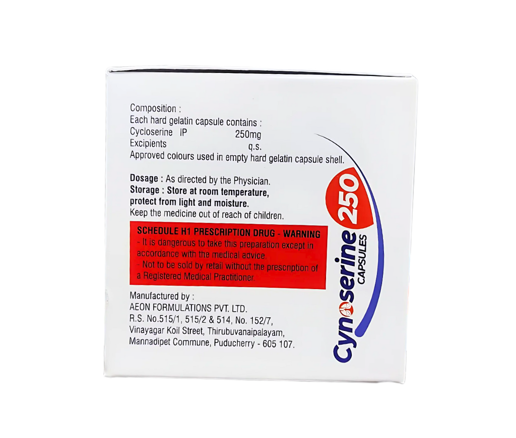 cycloserine 250 mg substitute