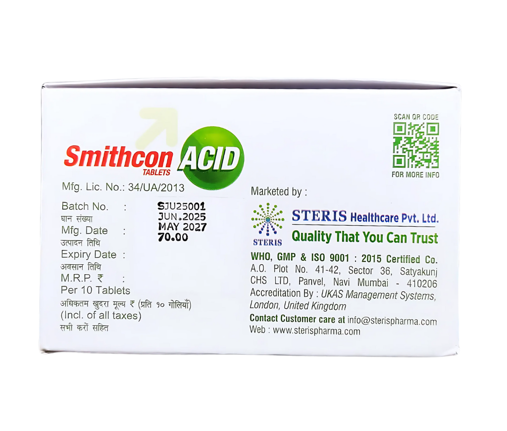Ranitidine Dicyclomine Hydrochloride and Simethicone Tablets