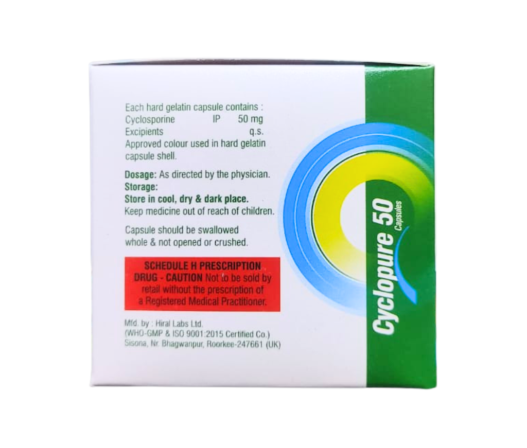 Cyclosorin 50mg side effects