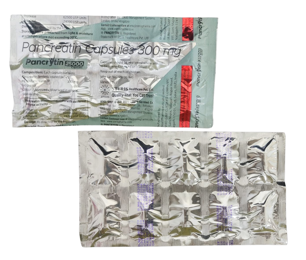 cap pancreatin 300 mg