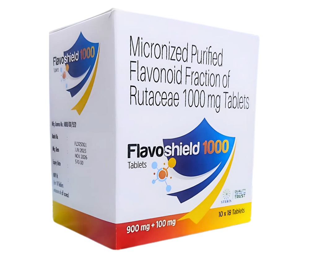 Micronized Purified Flavonoid Fraction of Rutaceae 1000 mg