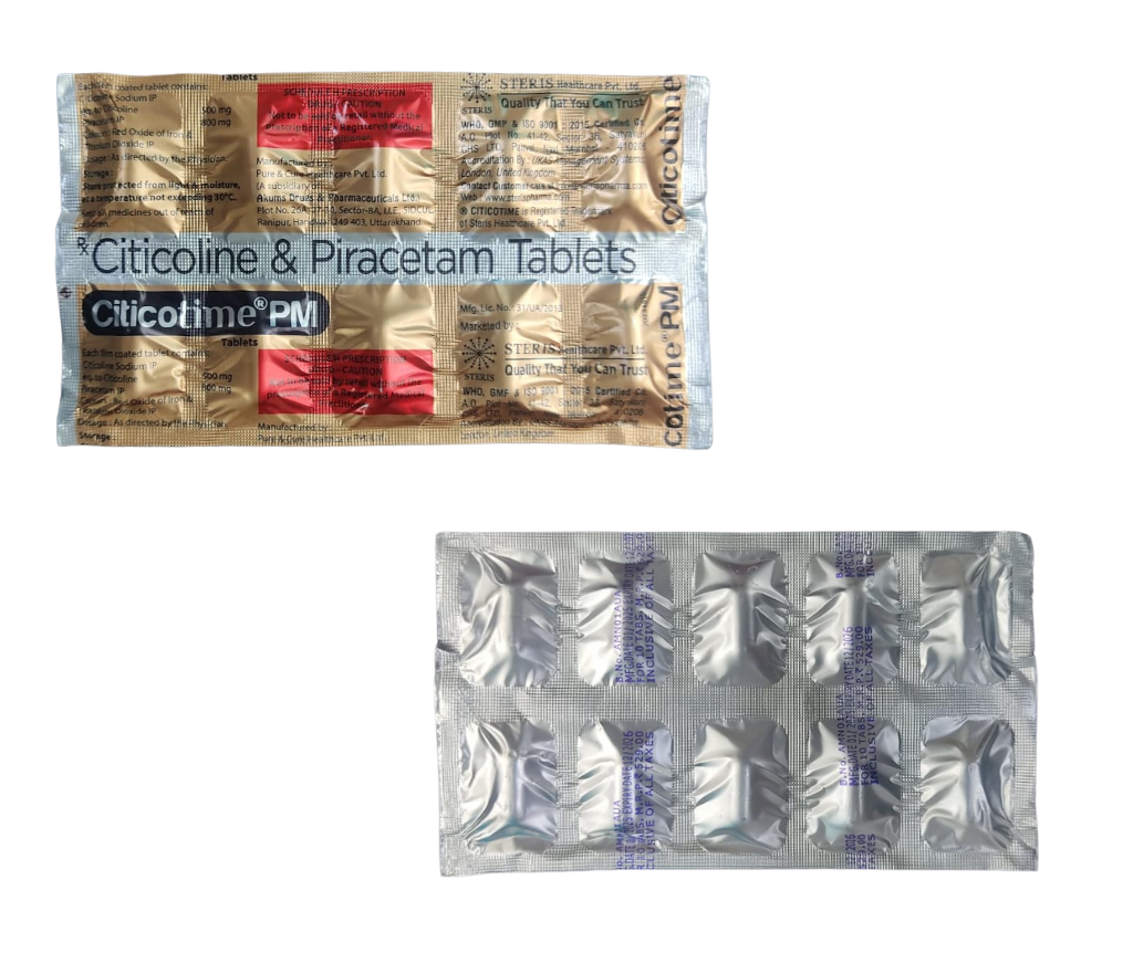 citicoline + piracetam uses