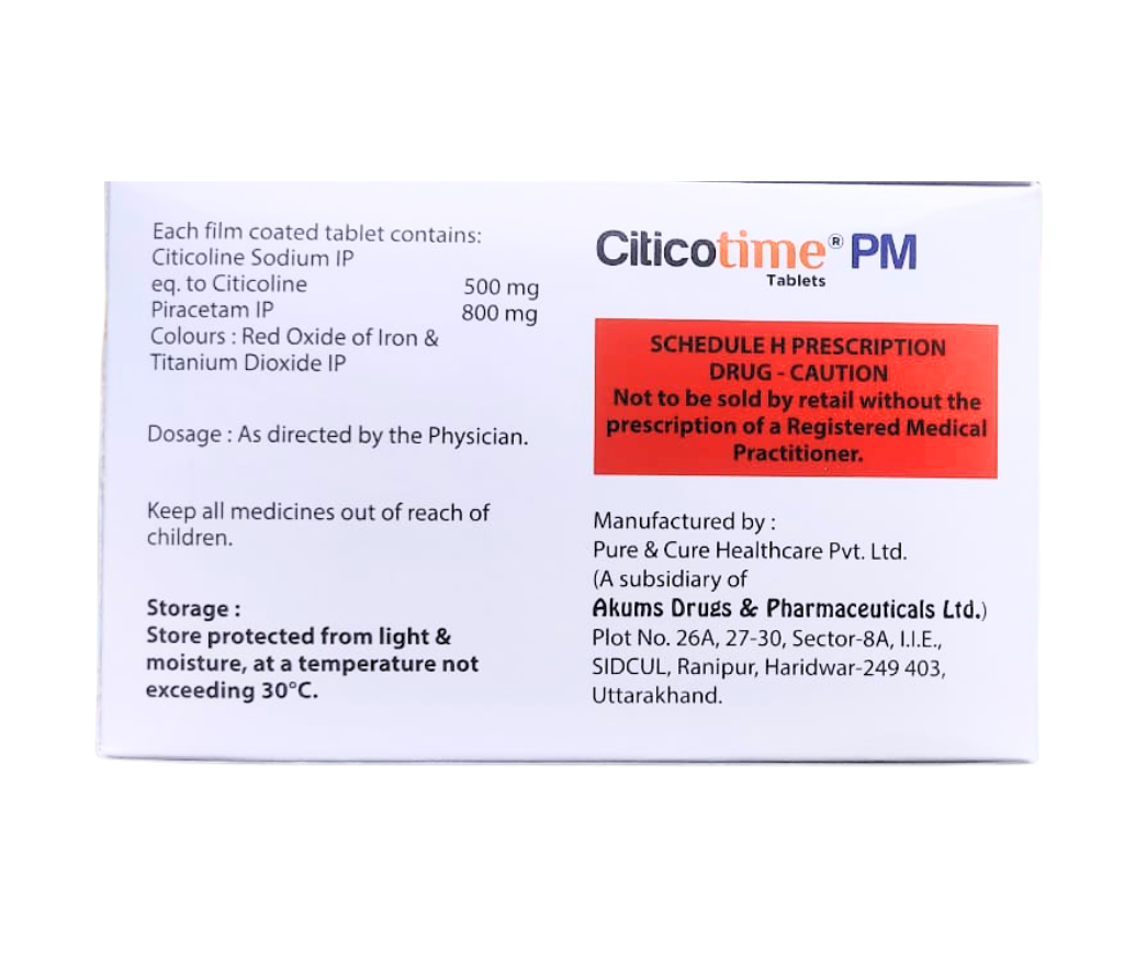 citicoline+piracetam tablets