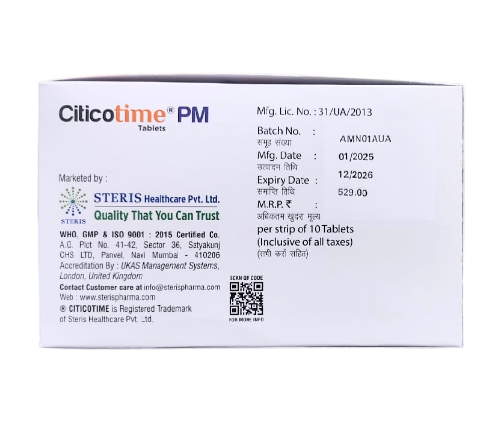 citicoline+piracetam tablets uses