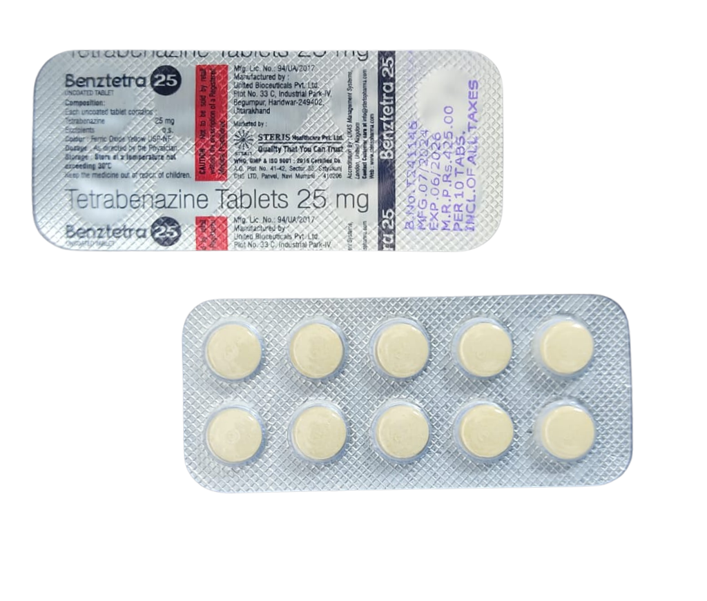 tab tetrabenazine 25 mg
