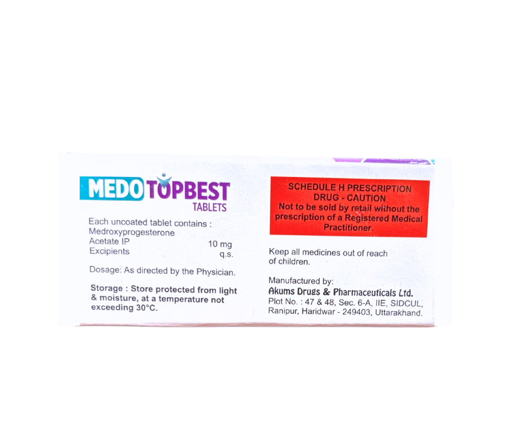 medroxyprogesterone 10 mg tablet price