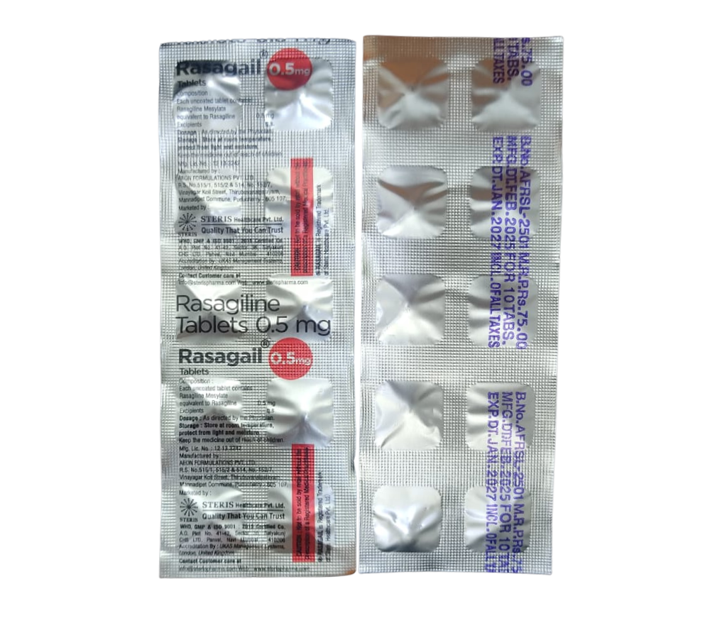 rasagiline 0.5 mg uses