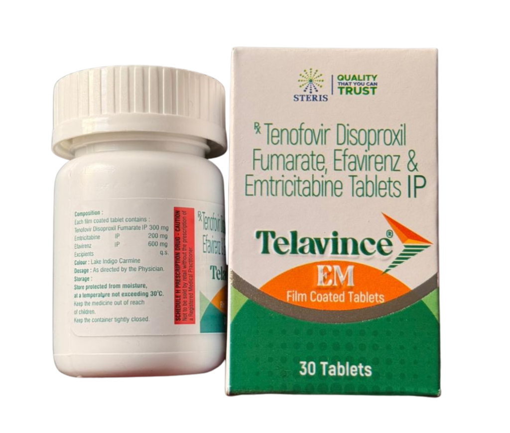 tenofovir disoproxil fumarate lamivudine and efavirenz tablets