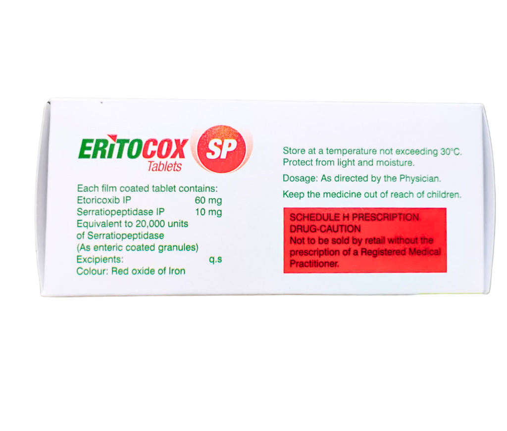 etoricoxib with serratiopeptidase tablets uses