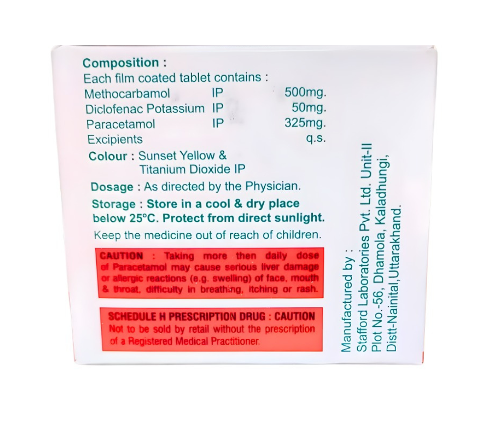 diclofenac potassium paracetamol tablet uses