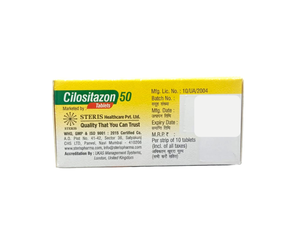 cilostazol tablets ip 50 mg