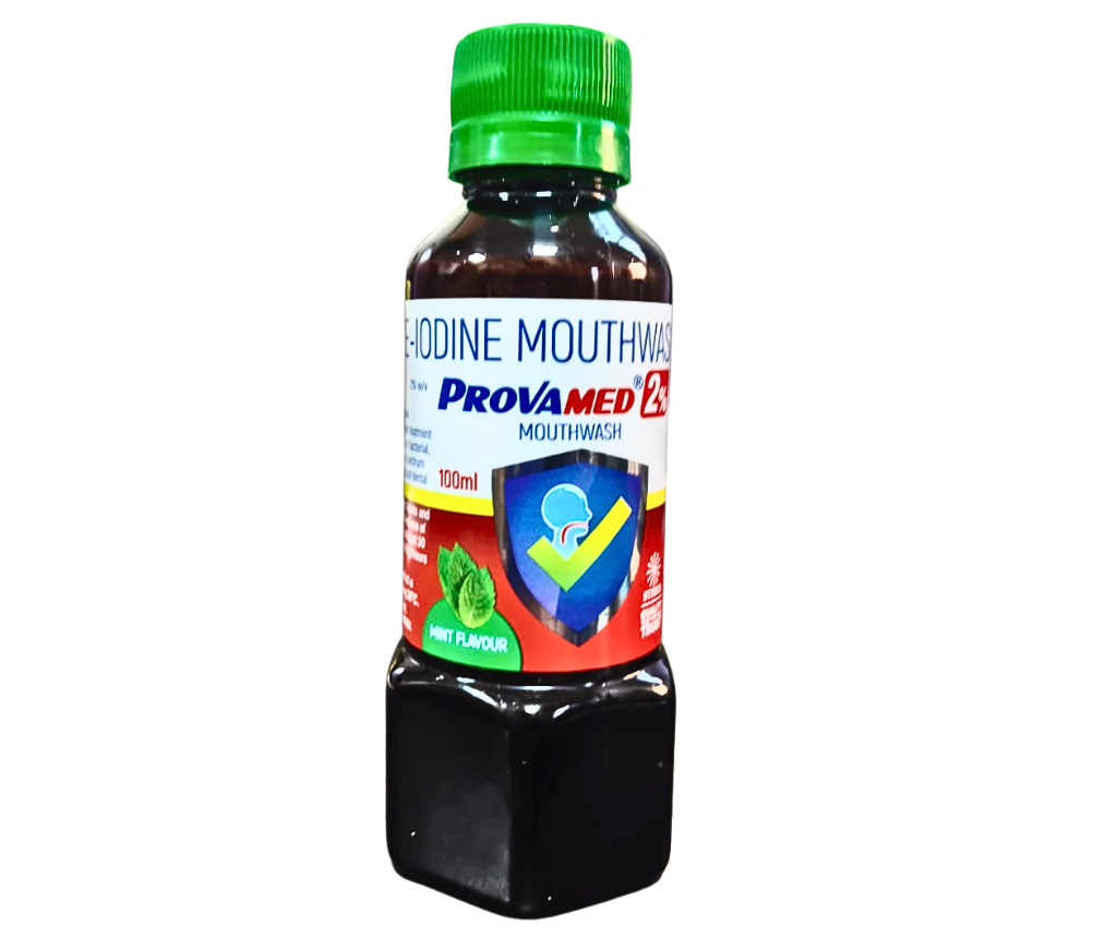 povidone iodine mouthwash bp 2 w/v