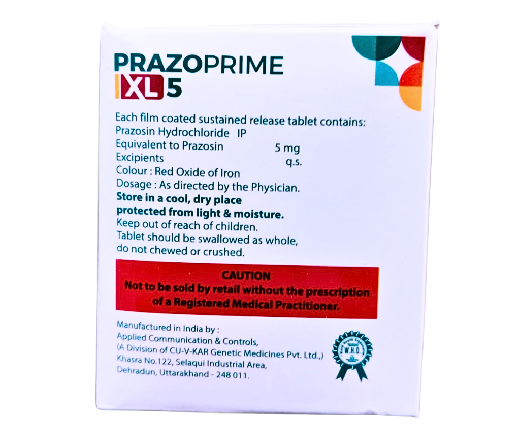 Prazosin 5 mg tablet price