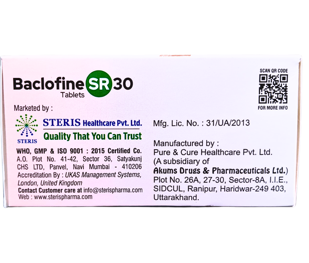 baclofen 30 mg tablet