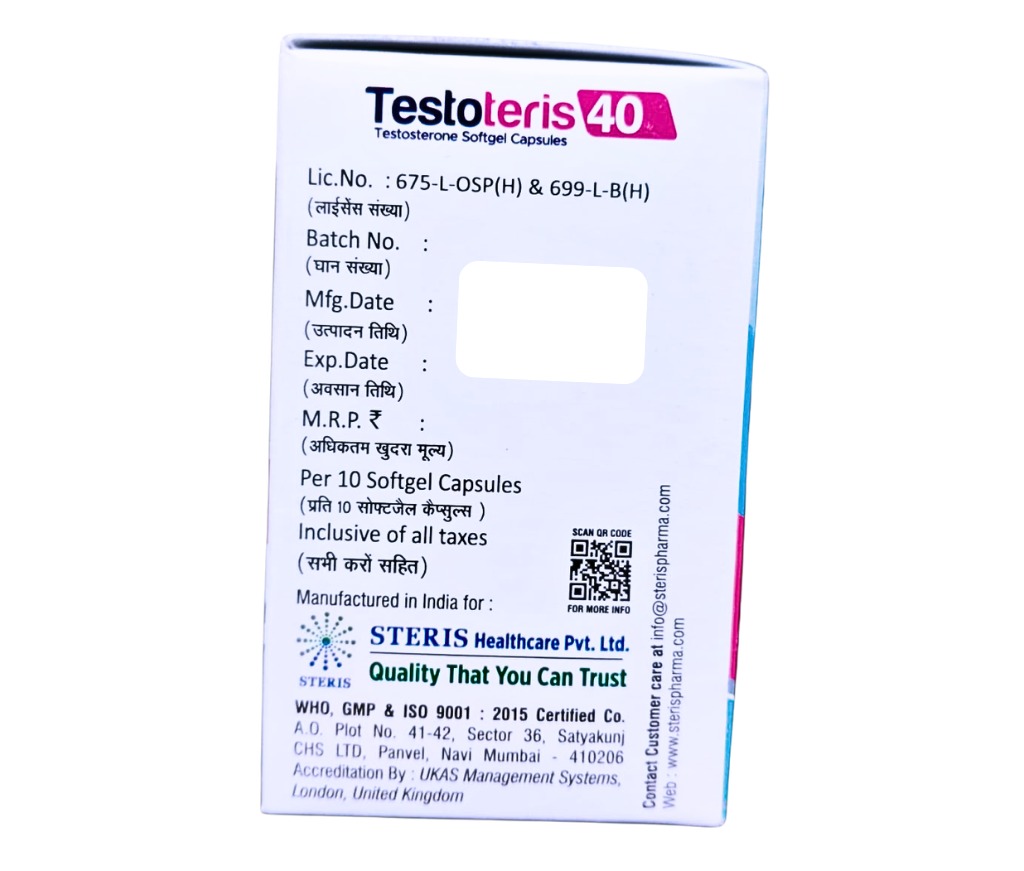Testosterone undecanoate 40mg capsule benefits