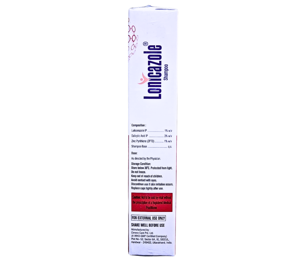 luliconazole salicylic acid and zinc pyrithione shampoo review