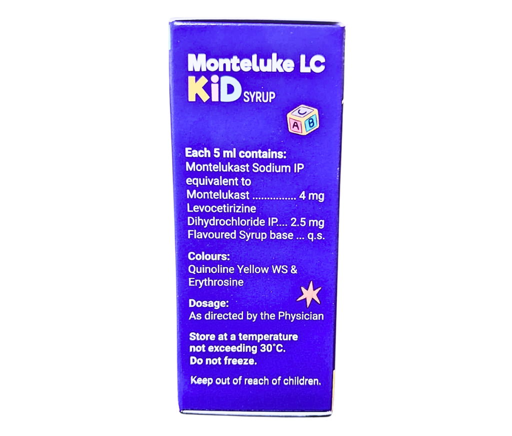 montelukast sodium & levocetirizine dihydrochloride syrup uses