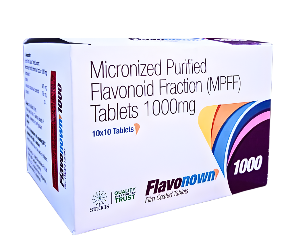 micronized purified flavonoid fraction tablets 1000 mg