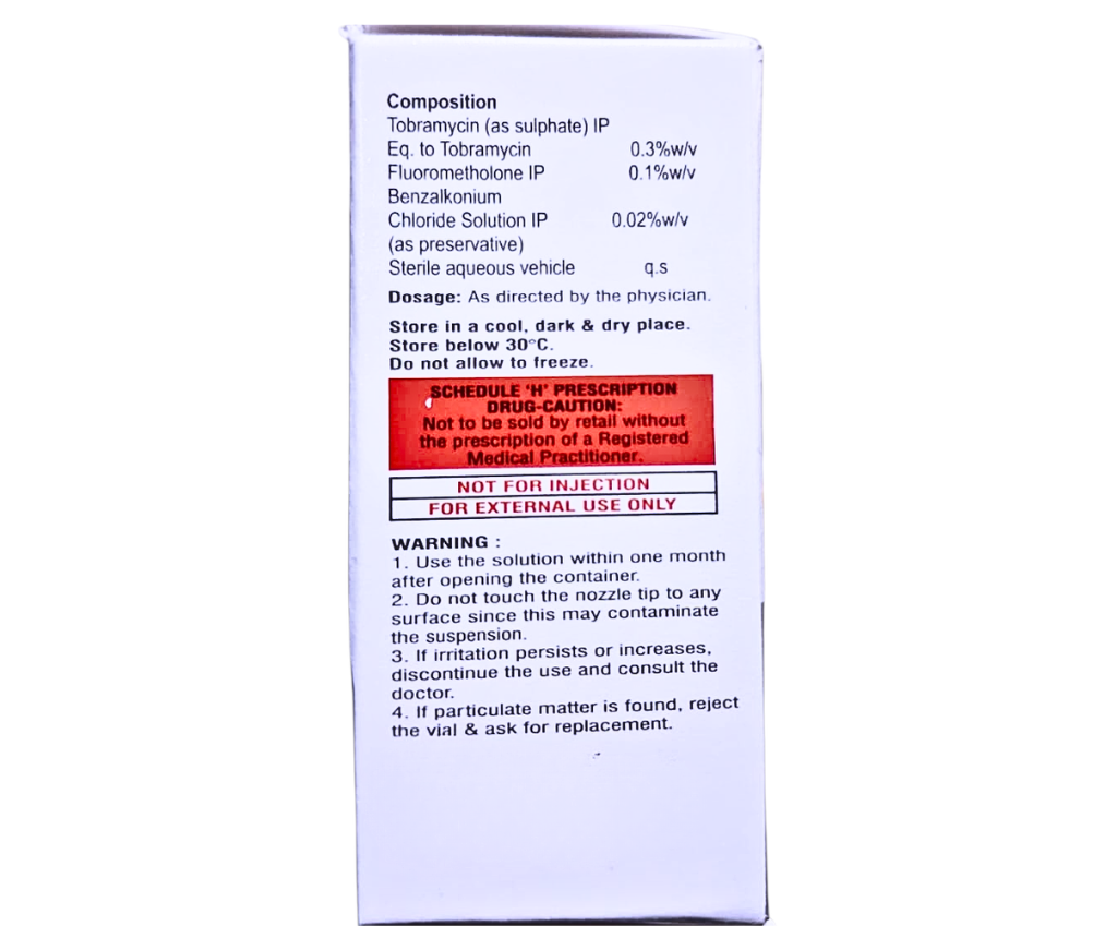 tobramycin and fluorometholone ophthalmic suspension uses