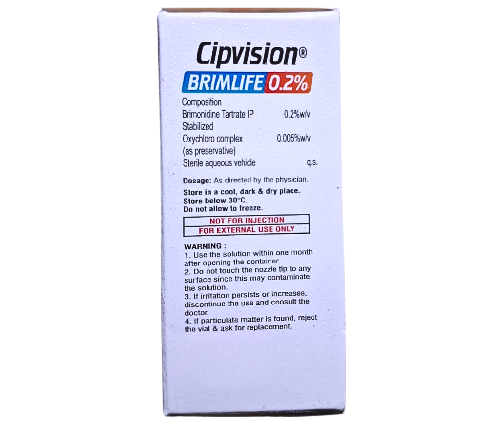 brimonidine tartrate eye drops uses