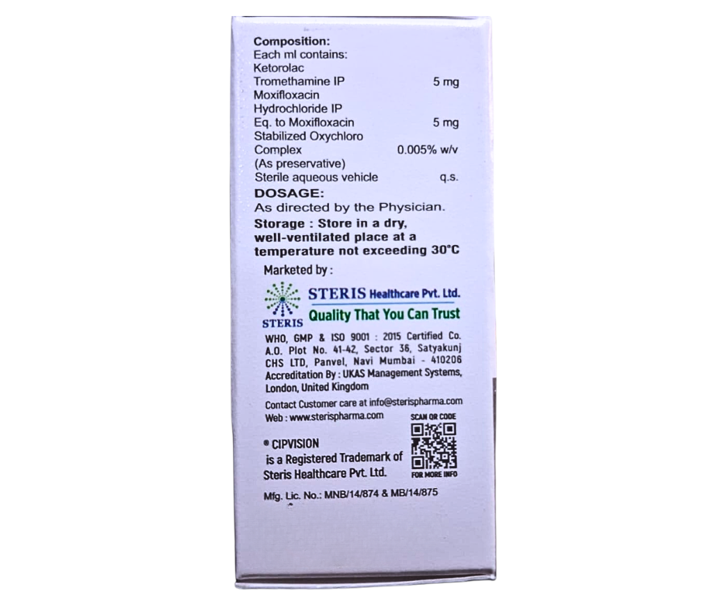 moxifloxacin ketorolac tromethamine eye drops uses