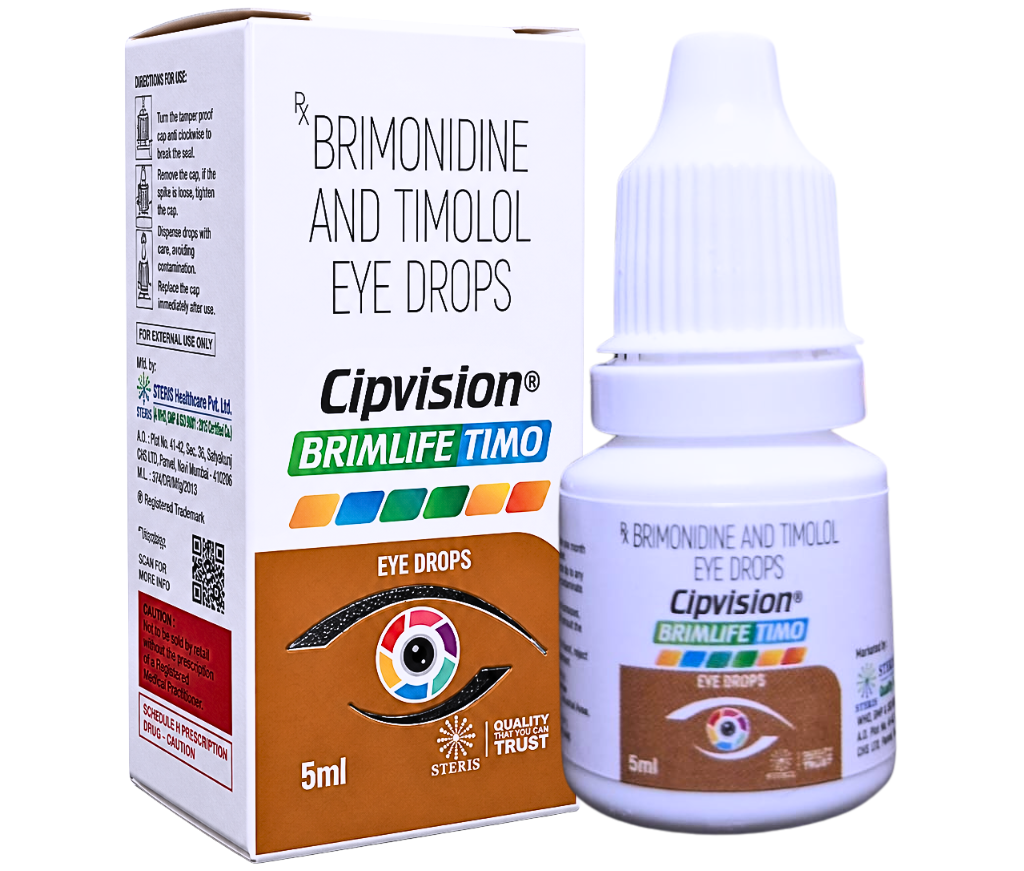 brimonidine and timolol eye drops uses