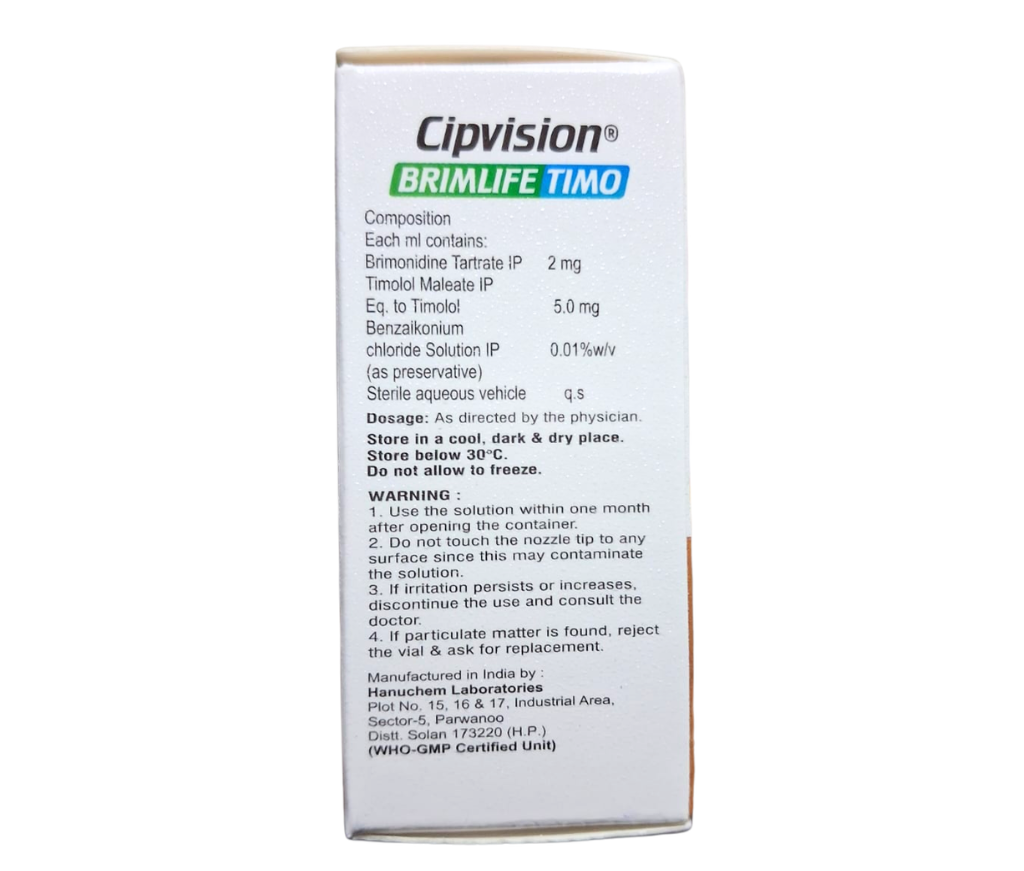 brimonidine and timolol eye drops side effects