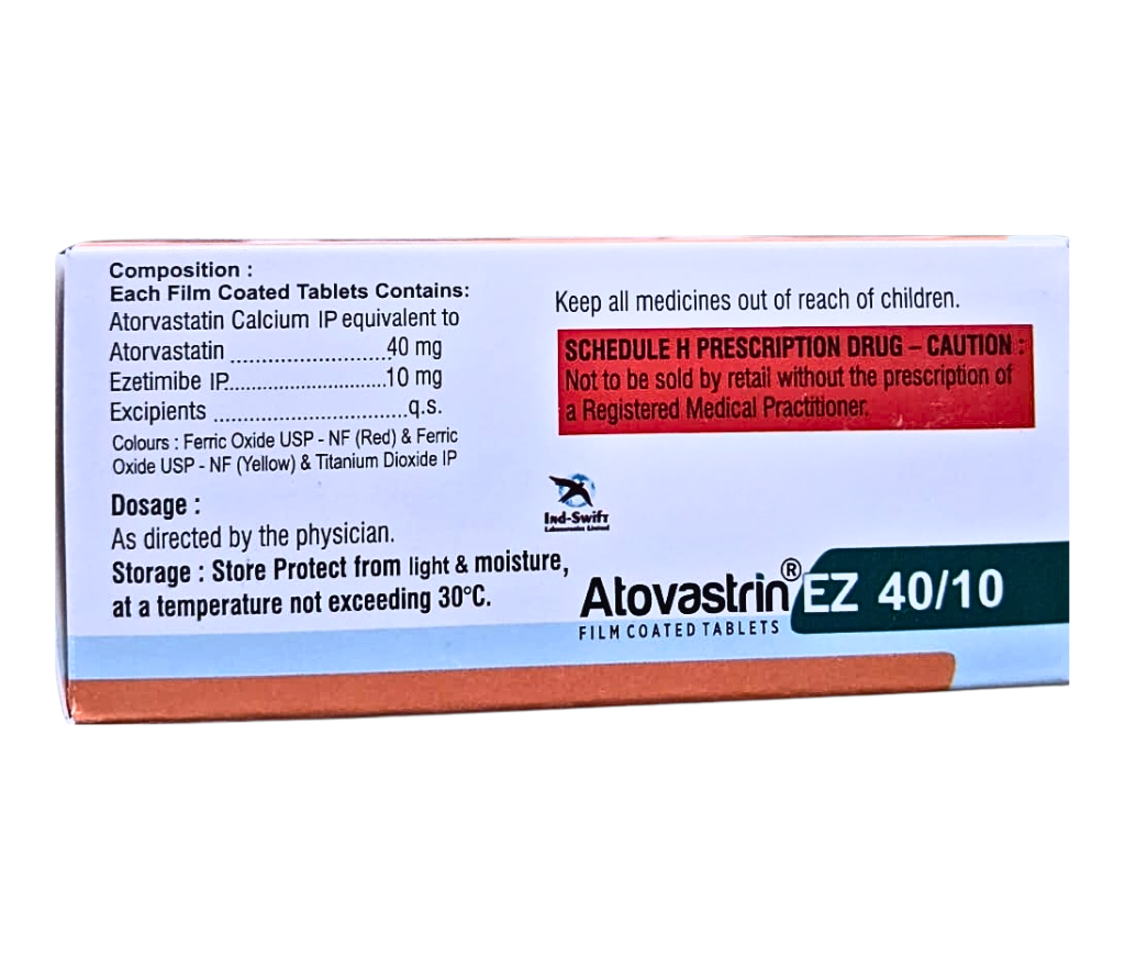 atorvastatin ezetimibe tablets 40 mg 10 mg