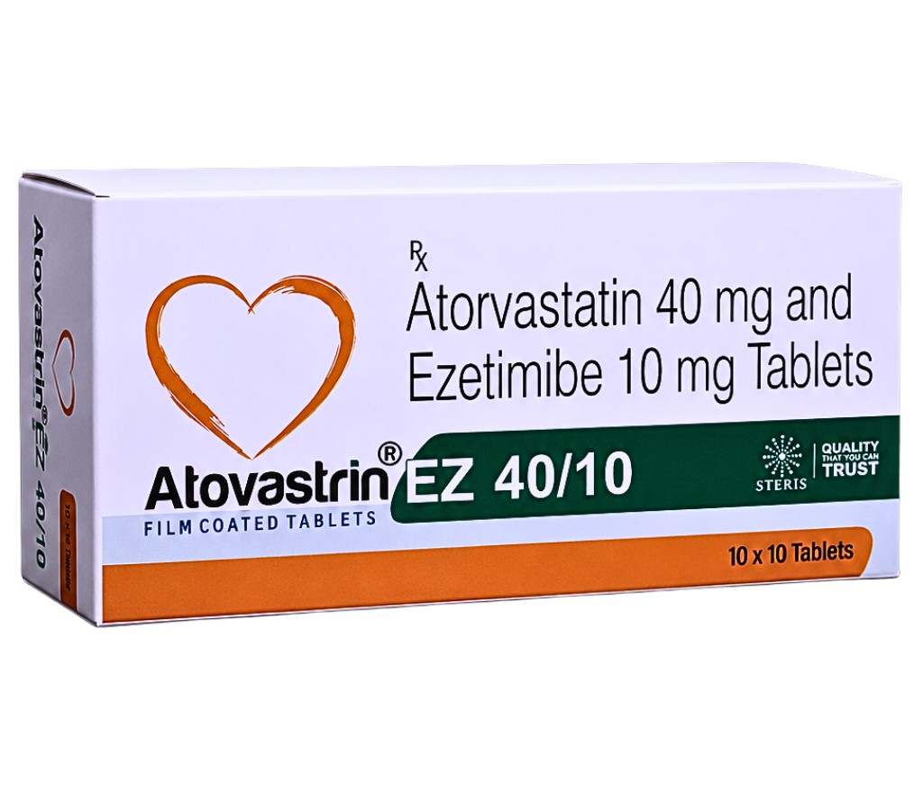 atorvastatin 40 mg + ezetimibe 10 mg