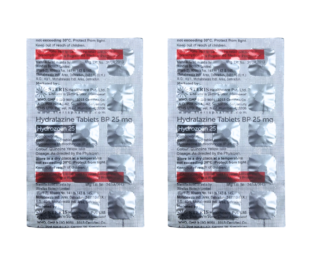 hydralazine hcl 25 mg