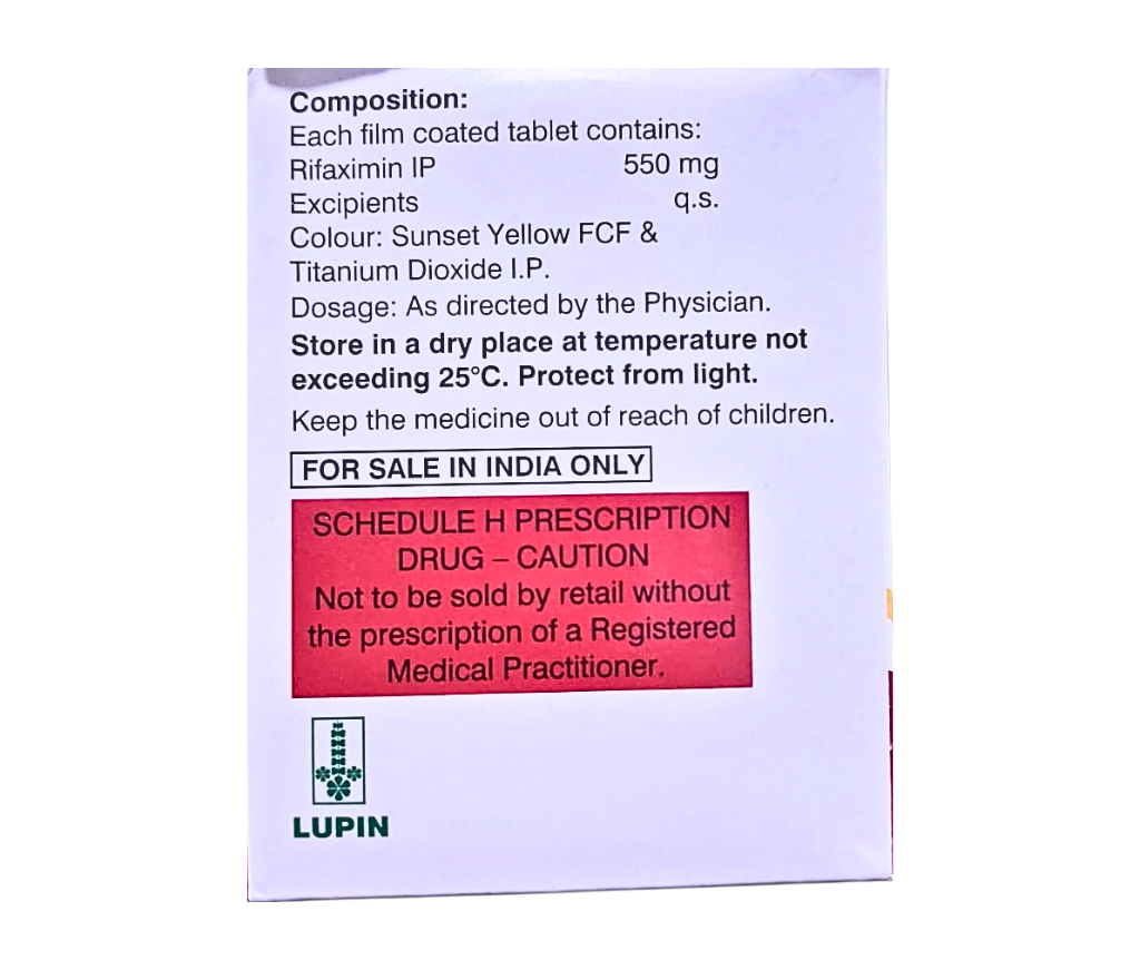 rifaximin 550mg tablet